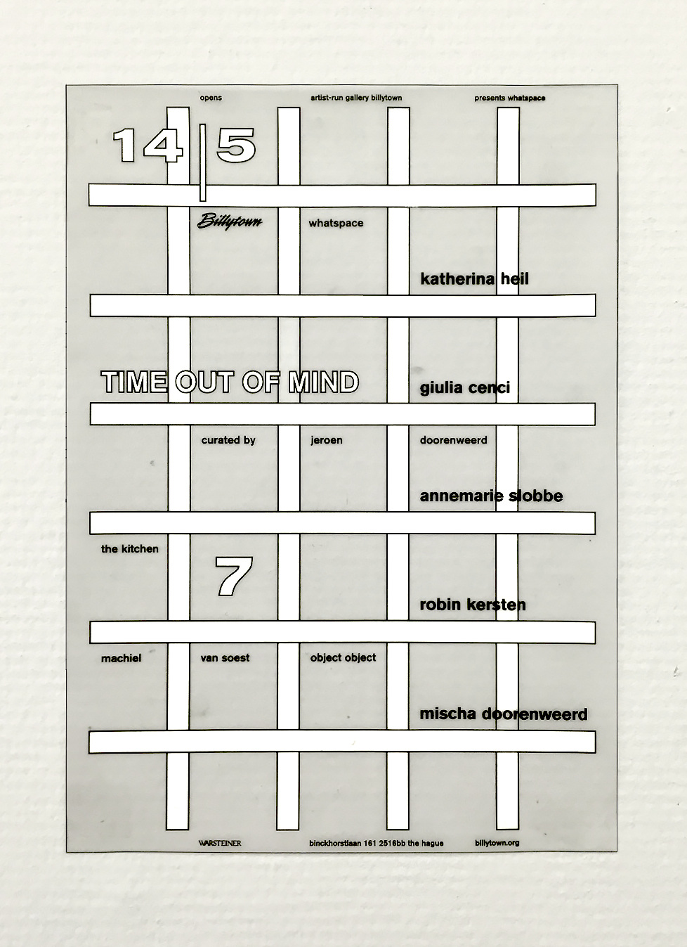 billytown the hague katherina heil whatspace group show