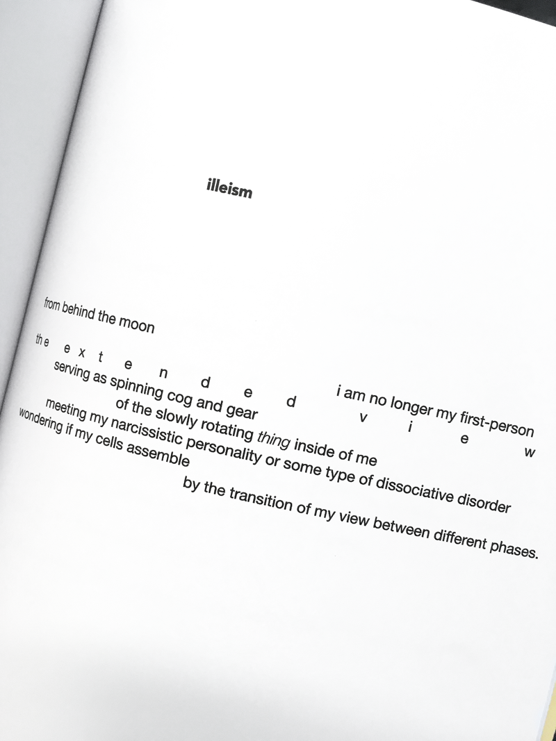 artists book cosmic latte katherina heil ©katherinaheil concrete poetry