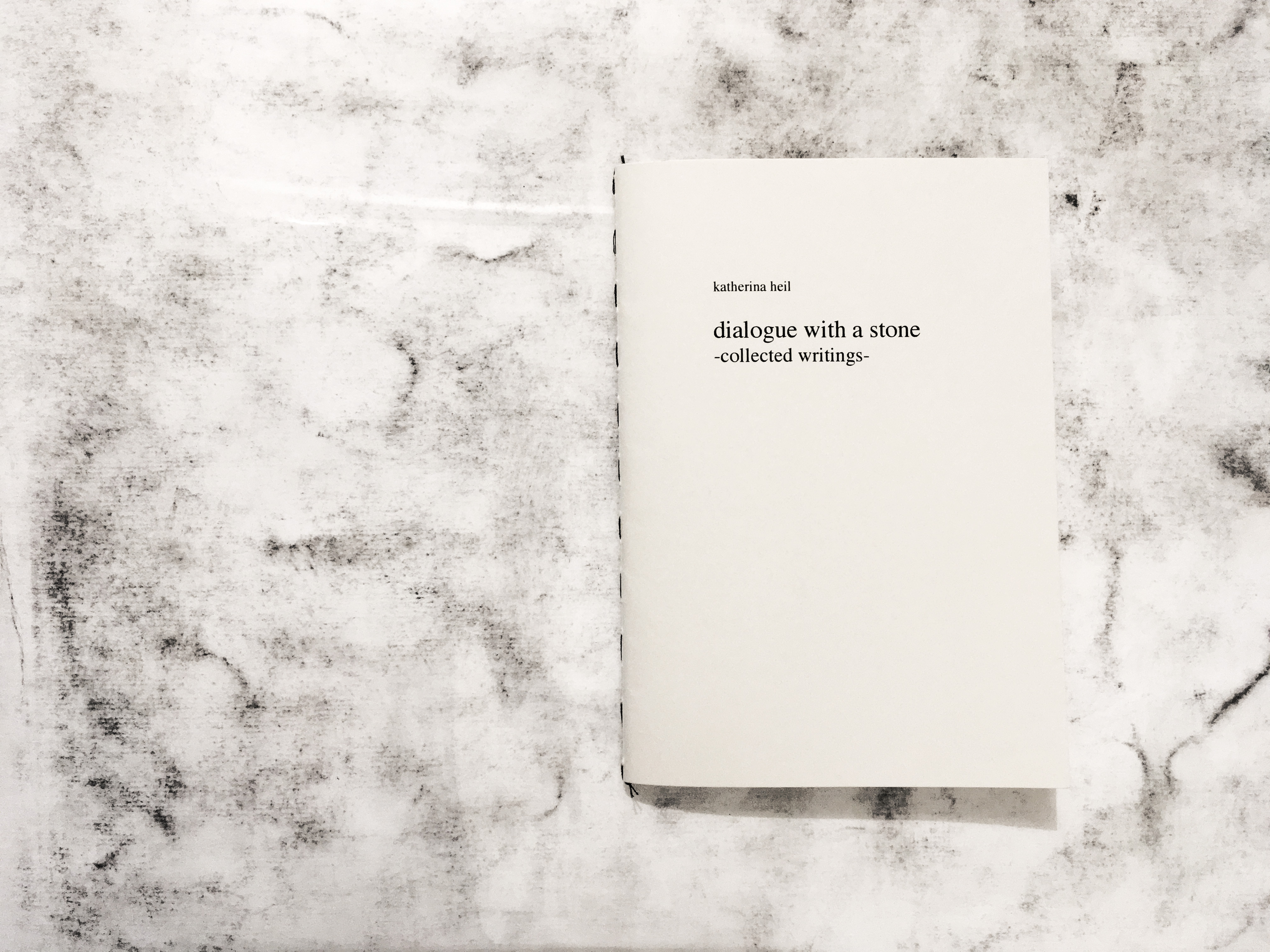 © katherina heil publication dialogue with a stone 